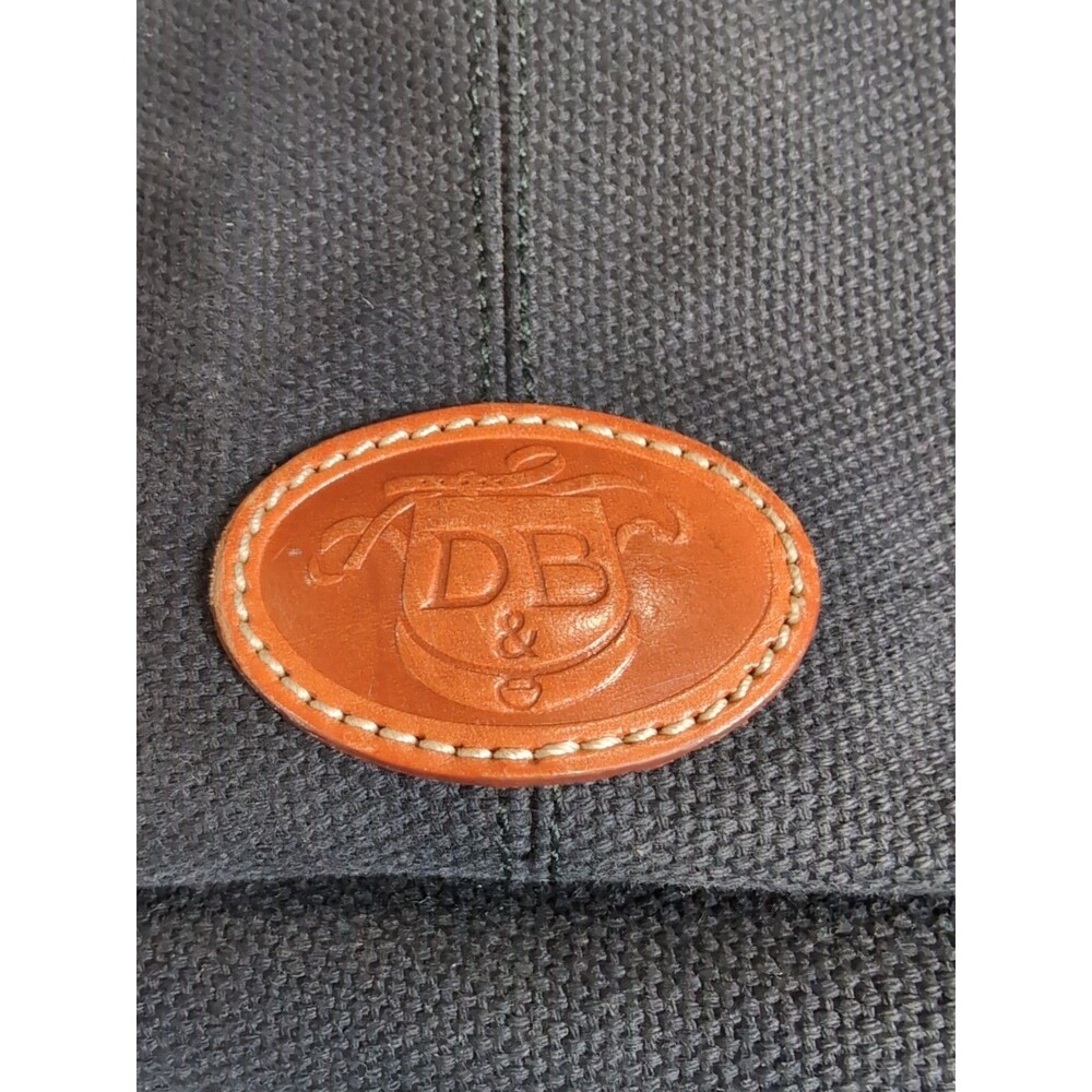 DOONEY & BOURKE DARK NAVY BLUE CANVAS LEATHER HOBO SHOULDER BAG Y2K VINTAGE